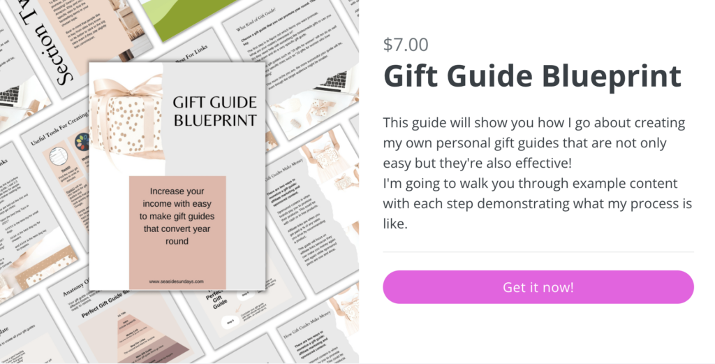 gift guide blueprint